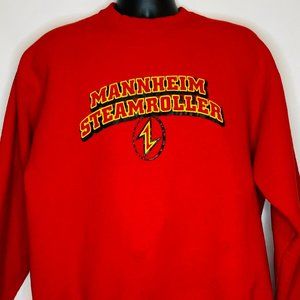 Vintage Graphic Sweatshirt Mannheim steamroller red